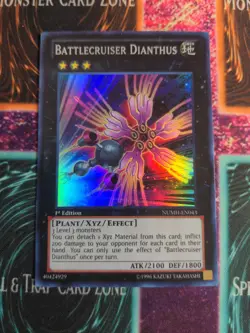 Yu-Gi-Oh! Battlecruiser Dianthus NUMH-EN043 1st Edition Super Rare NM - Image 1