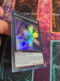 Yu-Gi-Oh! Battlecruiser Dianthus NUMH-EN043 1st Edition Super Rare NM - Image 2