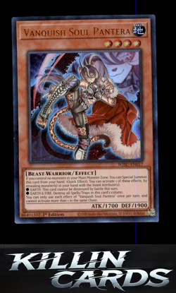 Vanquish Soul Pantera WISU-EN017 Ultra Rare Wild Survivors YuGiOh Card NM - Image 1