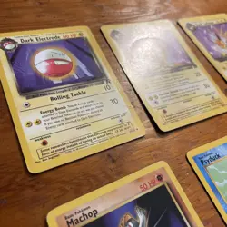 Vintage Team Rocket Pokemon Card Set 10 Card Lot Regular Non Holo - Image 2