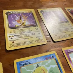 Vintage Team Rocket Pokemon Card Set 10 Card Lot Regular Non Holo - Image 3