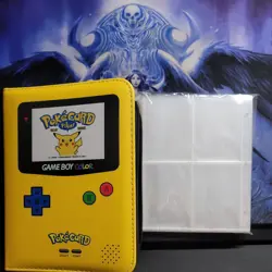 Pokemon Pokecard Pika! Binder for Card Collecting 45 black sleeves included. - Image 5
