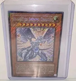 Blue-Eyes Shining Dragon RP02-EN096 Retro Pack 2 Unlimited Foil Bleed Pack Fresh - Image 1