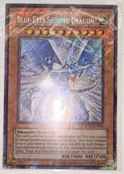 Blue-Eyes Shining Dragon RP02-EN096 Retro Pack 2 Unlimited Foil Bleed Pack Fresh - Image 3