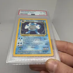 PSA 8 NM-MT Poliwrath 13/102 Base Set Pokemon Card WOTC Vintage Rare Holo 1999 - Image 3
