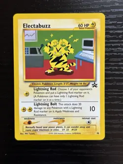 Pokemon Card - Electabuzz WoTC Black Star Promo 46 - Image 1