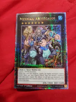 Mermail Abyssgaios RA04-EN065 (Quarter Century Secret Rare) Stampede Yu-Gi-Oh - Image 1