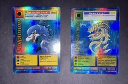 Lot of 10 Vintage Bandai Digimon TCG Holo/Foil Cards Mostly LP to MP - Image 2