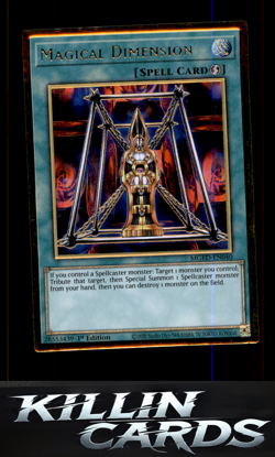 1st Edition Magical Dimension MGED-EN040 Premium Gold Rare Maximum Gold: El Dora - Image 1