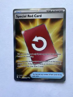 Pokemon TCG Special Red Card 113/086 ACE SPEC Chaos Rising Near Mint - Image 1