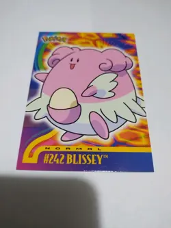 Glossy Rare 2001 Pokemon Card - Blissey #242 - Johto Series 1 Ed- Topps - Image 1