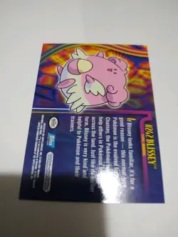 Glossy Rare 2001 Pokemon Card - Blissey #242 - Johto Series 1 Ed- Topps - Image 2