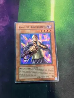 Yu-Gi-Oh Kycoo the Ghost Destroyer Super Rare LON-062 - NM/LP - Image 1