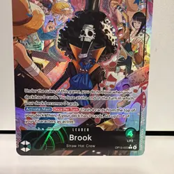 One Piece Brook OP15-022 Leader Card Straw Hat Crew 5000 Power - Image 5