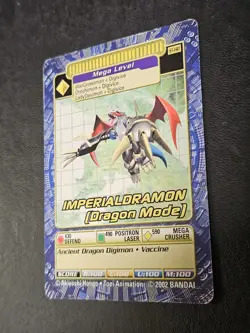 Imperialdramon Dragon Mode St-140 Digimon Card 2002 Bandai Digi Battle CCG - Image 1
