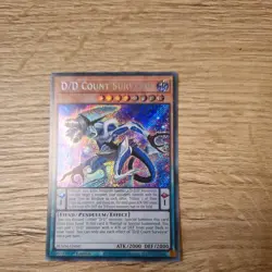 D/D Count Surveyor BLMM-EN042 Secret Rare 1st Edition Yu-Gi-Oh! - Image 1