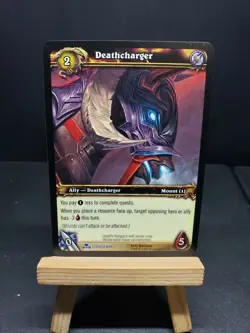 Deathcharger 25/270 Rare scourgewar World of Warcraft Trading Card Game Blizzard - Image 1
