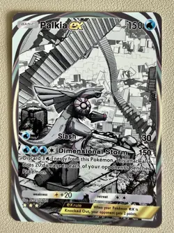 Palkia EX Full Art 3 Star Custom DIY Fan Art Card from Pokemon Pocket - Image 1