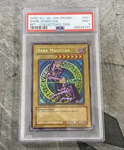 2002 Yu-Gi-Oh Dark Magician Ltd. Ed. Promo PSA Mint 9 BPT Collector's Tins #001 - Image 1