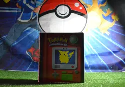 Pokemon Vintage Pikachu Pokedex TCG Card 3 Ring Binder 1999 Nintendo Red - Image 1