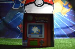 Pokemon Vintage Pikachu Pokedex TCG Card 3 Ring Binder 1999 Nintendo Red - Image 2