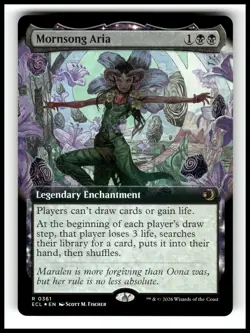 Mornsong Aria (Extended Art) R Lorwyn Eclipsed 361 NM - Image 1