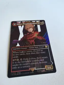 MTG Joshua, Phoenix's Dominant (Borderless) (Surge Foil) Final Fantasy - Image 2