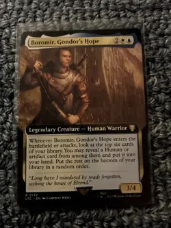 Boromir, Gondor's Hope (Extended Art) Commander: the Lord of the Rings: Tales of - Image 1