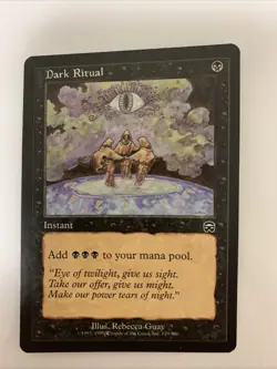 MTG LP Dark Ritual Mercadian Masques Free Shipping In The US With Tracking - Image 1