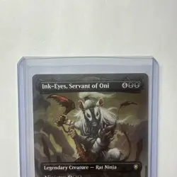 Ink-Eyes, Servant Of Oni Borderless Commander Bloomburrow MTG NM🔥🔥 - Image 2
