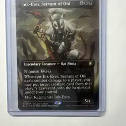 Ink-Eyes, Servant Of Oni Borderless Commander Bloomburrow MTG NM🔥🔥 - Image 3