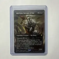 Ink-Eyes, Servant Of Oni Borderless Commander Bloomburrow MTG NM🔥🔥 - Image 4