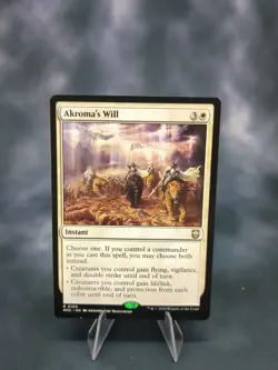 Akroma's Will Commander: Modern Horizons 3 Regular - Image 1
