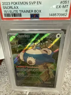 Pokemon 151 SV Black Star Promo Snorlax SVP051 NM English TCG #51 - Image 2