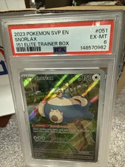 Pokemon 151 SV Black Star Promo Snorlax SVP051 NM English TCG #51 - Image 3