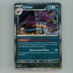 Pokemon TCG - ME04: Chaos Rising (CRI) Crobat - MEP EN - 076 - Stamped Sealed - Image 1