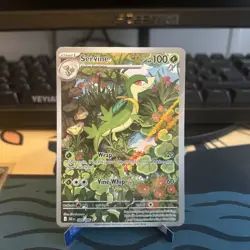 Servine 88/086 SV Black Bolt Illustration Rare Pokemon TCG NM Condition - Image 1