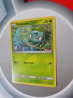Pokemon TCG Bulbasaur 001/073 Holo English 70 HP Basic - Image 2