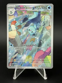 Dewott 106/086 Pokemon Sv: White Flare Illustration Rare Full Art Holo - MINT - Image 1
