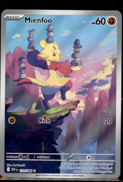 Pokemon TCG - Mienfoo - Illustration Rare SV: White Flare 133/086 NM - Image 1
