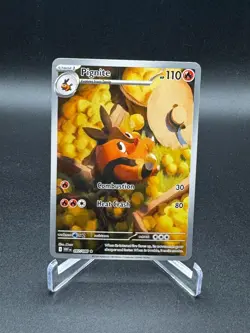 POKEMON TCG SV WHITE FLARE PIGNITE 097/086 ILLUSTRATION RARE NM - Image 1