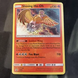 Shining Ho-Oh - SM70 Holo Promo Sun & Moon Promo Pokemon Holo Lightly Played - Image 1