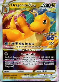 Dragonite VSTAR SWSH236 Holo Promo Sword & Shield Promo Pokemon Near Mint - Image 1