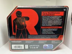 Pokemon TCG Destined Rivals Team Rockets Mewtwo EX Tin Factory Sealed - Image 3