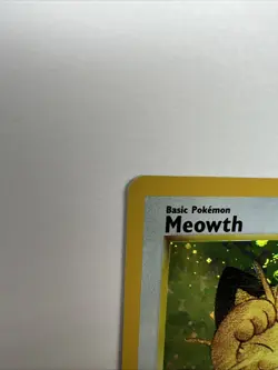 Meowth 10/53 Black WOTC Star Promo Holo Gameboy Exclusive Pokemon TCG - Image 3