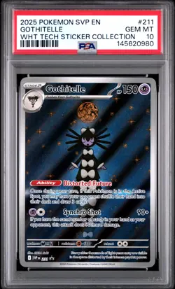 PSA 10 Gothitelle 211 Pokemon 2025 Pokemon Svp En-Sv Black Star Promo - Image 1