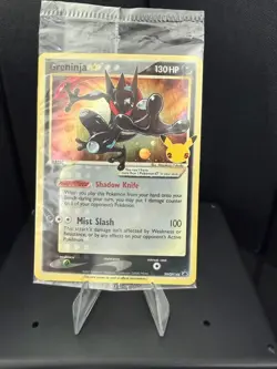 Pokeomon Greninja Gold Star Celebrations Promo Sealed - Image 1