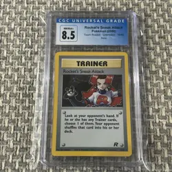Rocket's Sneak Attack Team Rocket Holo [CGC 8.5] 16/82 2000 Unlimited - Image 1