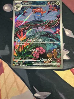 Pokemon Gloom SV03 Obsidian Flames Illustration Rare Full Art Holo 198/197 NM- - Image 5