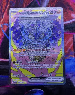 Cornerstone Mask Ogerpon EX 160/131 Prismatic Evolutions Holo Pokemon TCG - Image 1